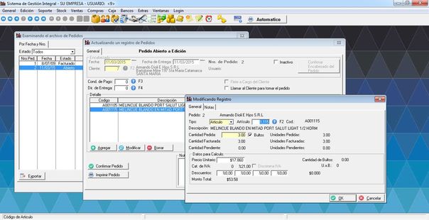 SD Gestion Medium - Detalle de Pedidos