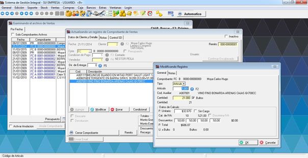 SD Gestion Medium - Detalle de Comprobante de Venta