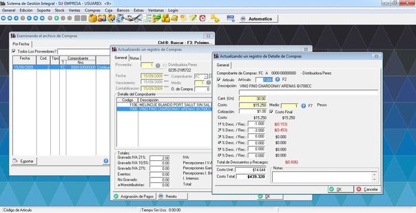 SD Gestion Medium - Ficha de Detalle de Compras
