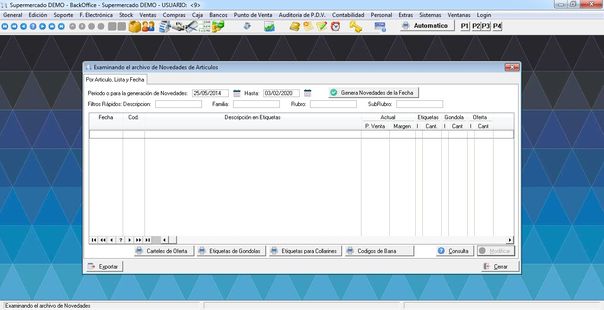 SD Gestion Medium S&uacute;per- Novedades