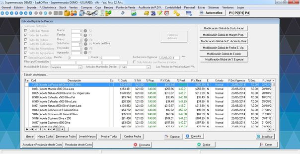 SD Gestion Medium S&uacute;per - Edici&oacute;n de Precios